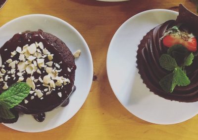 Vegan Double Chocolate Muffins