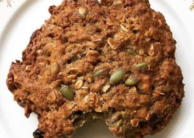 Healthy Oat Raisin Carrot Breakfast Cookie