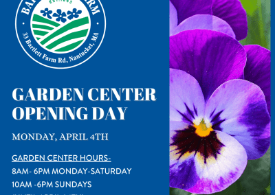 Garden Center Opening Day