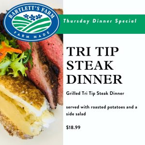 thursday dinner tri tip steak
