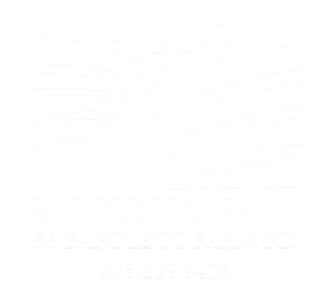 bartletts farm nantucket white logo